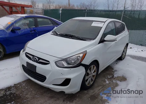 2012 Hyundai Accent Se z USA, uszkodzony, nr VIN KMHCU5AE2CU004763